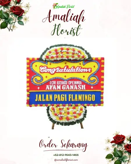 Sewa Papan Bunga Sukawangi Bekasi